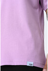 Basic Erkek Bisiklet Yaka Oversize Kalıp Kısa Kollu T-Shirt