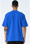 Basic Erkek Bisiklet Yaka Oversize Kalıp Kısa Kollu T-Shirt