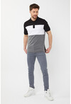Erkek Polo Yaka Üç Renk Slim Fit T-Shirt