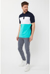 Erkek Polo Yaka Üç Renk Slim Fit T-Shirt