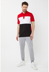 Erkek Polo Yaka Üç Renk Slim Fit T-Shirt