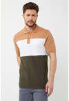 Erkek Polo Yaka Üç Renk Slim Fit T-Shirt