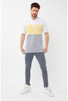 Erkek Polo Yaka Üç Renk Slim Fit T-Shirt