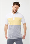 Erkek Polo Yaka Üç Renk Slim Fit T-Shirt