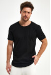 Eteği Oval Basic Bisiklet Yaka Slim Fit Kısa Kollu T-Shirt