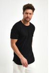 Eteği Oval Basic Bisiklet Yaka Slim Fit Kısa Kollu T-Shirt
