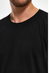 Eteği Oval Basic Bisiklet Yaka Slim Fit Kısa Kollu T-Shirt