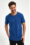 Eteği Oval Basic Bisiklet Yaka Slim Fit Kısa Kollu T-Shirt