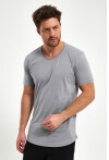Eteği Oval Basic Bisiklet Yaka Slim Fit Kısa Kollu T-Shirt