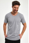 Eteği Oval Basic Bisiklet Yaka Slim Fit Kısa Kollu T-Shirt