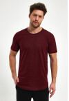 Eteği Oval Basic Bisiklet Yaka Slim Fit Kısa Kollu T-Shirt