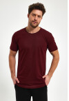 Eteği Oval Basic Bisiklet Yaka Slim Fit Kısa Kollu T-Shirt