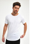 Eteği Oval Basic Bisiklet Yaka Slim Fit Kısa Kollu T-Shirt