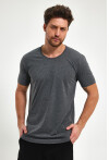 Eteği Oval Basic Bisiklet Yaka Slim Fit Kısa Kollu T-Shirt