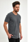 Eteği Oval Basic Bisiklet Yaka Slim Fit Kısa Kollu T-Shirt