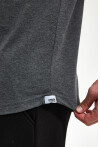 Eteği Oval Basic Bisiklet Yaka Slim Fit Kısa Kollu T-Shirt