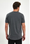 Eteği Oval Basic Bisiklet Yaka Slim Fit Kısa Kollu T-Shirt