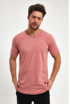Eteği Oval Basic Bisiklet Yaka Slim Fit Kısa Kollu T-Shirt