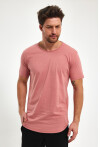 Eteği Oval Basic Bisiklet Yaka Slim Fit Kısa Kollu T-Shirt