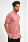 Eteği Oval Basic Bisiklet Yaka Slim Fit Kısa Kollu T-Shirt