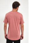 Eteği Oval Basic Bisiklet Yaka Slim Fit Kısa Kollu T-Shirt