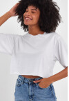 Kadın Basic Oversize Crop