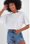 Kadın Basic Oversize Crop