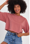 Kadın Basic Oversize Crop