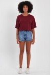 Kadın Basic Oversize Crop 