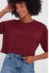 Kadın Basic Oversize Crop 