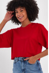 Kadın Basic Oversize Crop 