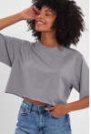 Kadın Basic Oversize Crop