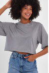 Kadın Basic Oversize Crop