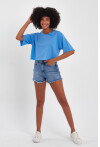 Kadın Basic Oversize Crop 