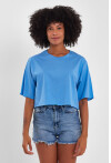 Kadın Basic Oversize Crop 