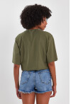 Kadın Basic Oversize Crop 