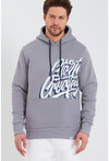 Unisex Kapüşonlu Kanguru Cepli Baskılı Sweatshirt