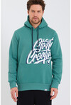 Unisex Kapüşonlu Kanguru Cepli Baskılı Sweatshirt