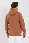 Unisex Kapüşonlu Kanguru Cepli Baskılı Sweatshirt