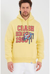 Unisex Kapüşonlu Kanguru Cepli Baskılı Sweatshirt