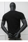 Unisex Slim Fit Baskılı Bisiklet Yaka T-Shirt