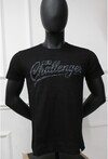 Unisex Slim Fit Baskılı Bisiklet Yaka T-Shirt