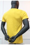 Unisex Slim Fit Baskılı Bisiklet Yaka T-Shirt