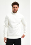 Yüksek Yaka Yarım Fermuarlı Basic Sweatshirt