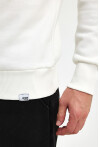 Yüksek Yaka Yarım Fermuarlı Basic Sweatshirt